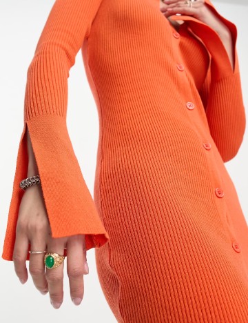 Rochie scurta Heartbreak, portocaliu