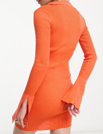 Rochie scurta Heartbreak, portocaliu