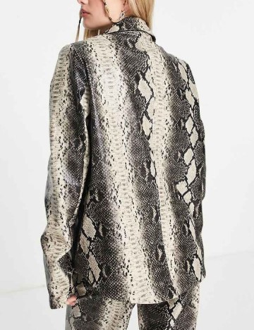 Sacou KYO, imprimeu sarpe