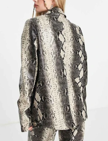 Sacou KYO, imprimeu sarpe