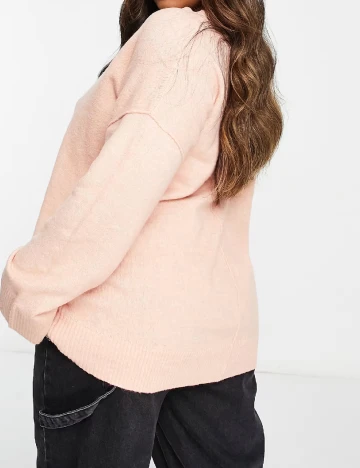 Bluza M Lounge Plus Size, piersica Portocaliu