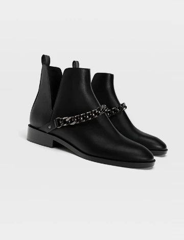 Botine Stradivarius, negru