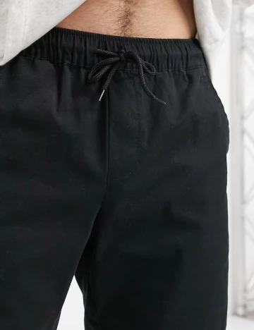 Pantaloni scurti ASOS, negru Negru