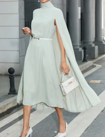 Rochie medie SHEIN, verde Verde