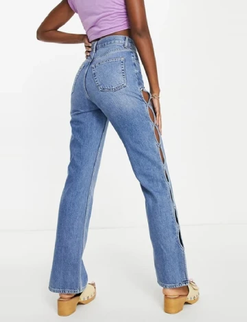 Blugi Top Shop, albastru Albastru
