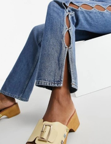 Blugi Top Shop, albastru