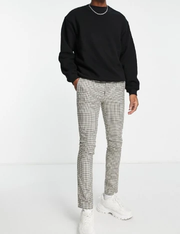 Pantaloni Topman, bej