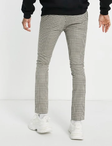 Pantaloni Topman, bej