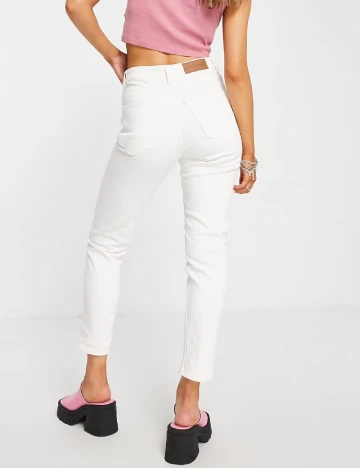 Blugi Top Shop, alb Alb