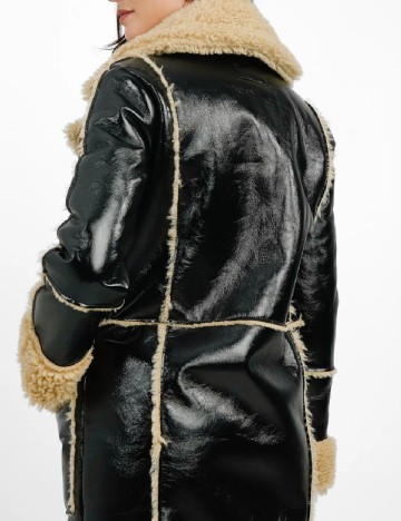 Palton Qed London, negru