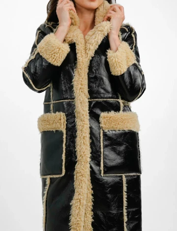 Palton Qed London, negru