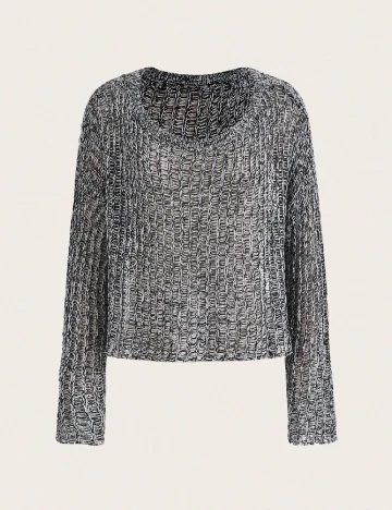 Bluza SHEIN CURVE, gri deschis Gri