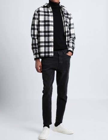 Jacheta Topman, alb/negru
