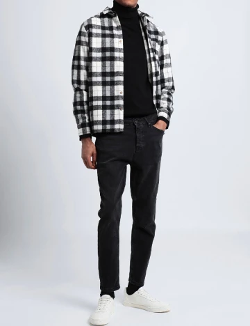 Jacheta Topman, alb/negru
