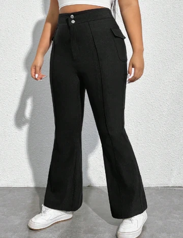 Pantaloni SHEIN CURVE, negru