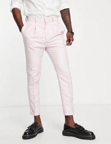Pantaloni ASOS, roz