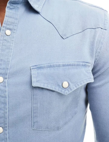 Camasa ASOS, albastru