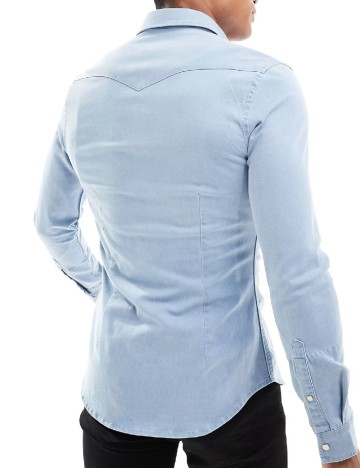 Camasa ASOS, albastru