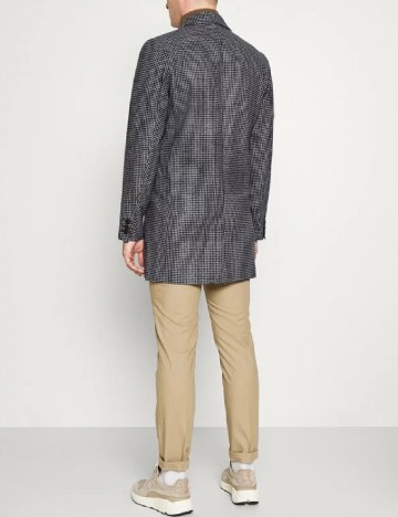 Palton !Solid, bleumarin