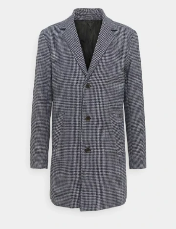 Palton !Solid, bleumarin