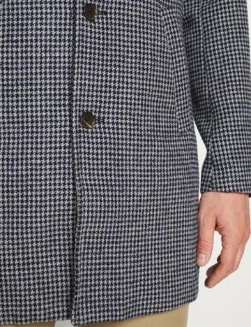 Palton !Solid, bleumarin