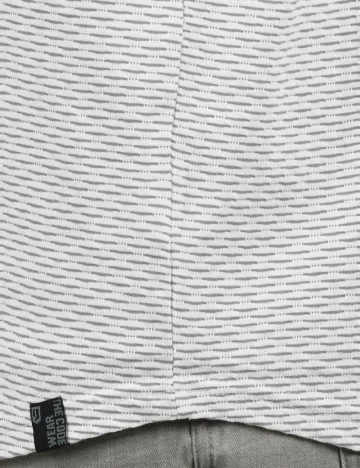 Tricou INDICODE, alb/verde