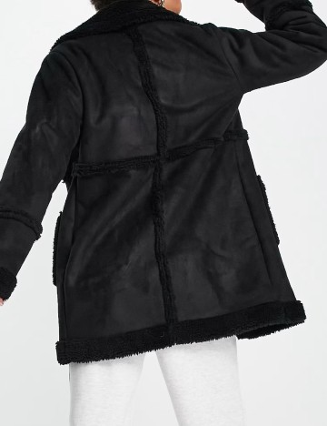 Palton Threadbare, negru