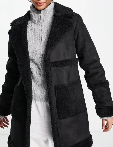 Palton Threadbare, negru