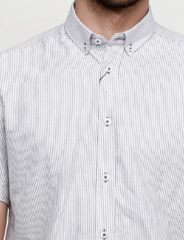 Camasa Tailored Originals, alb/negru