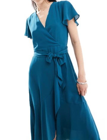 Rochie medie Style Cheat, albastru