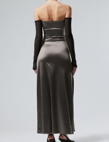 Rochie lunga Weekday, gri