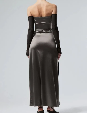 Rochie lunga Weekday, gri