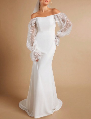 
						Rochie lunga SHEIN, alb