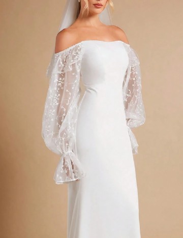 Rochie lunga SHEIN, alb