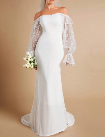 Rochie lunga SHEIN, alb