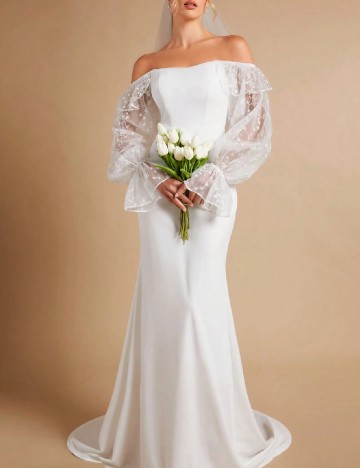 Rochie lunga SHEIN, alb