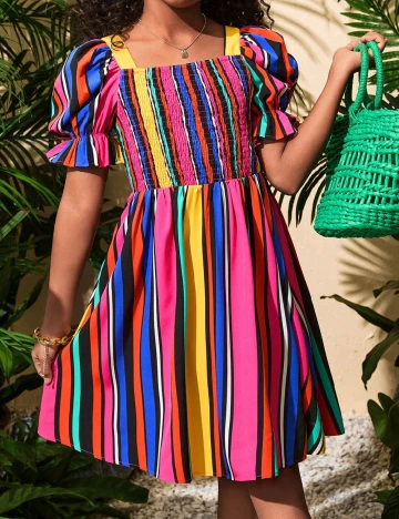 Rochie Shein Kids, mix culori