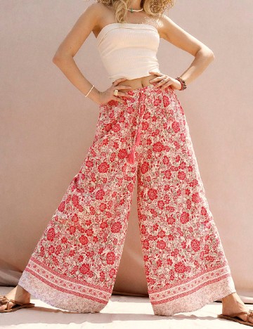 
						Pantaloni SHEIN, floral print