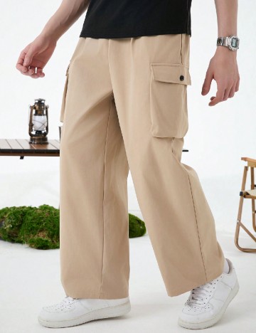 
						Pantaloni Shein Kids, crem