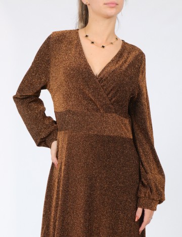 Rochie lunga SHEIN, maro