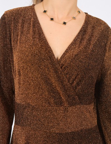 Rochie lunga SHEIN, maro