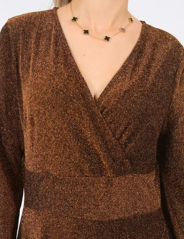 Rochie lunga SHEIN, maro