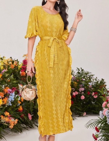 
						Rochie lunga SHEIN, galben