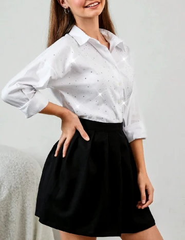 Camasa Shein Kids, alb