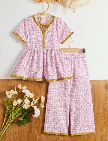 Compleu Shein Kids, roz