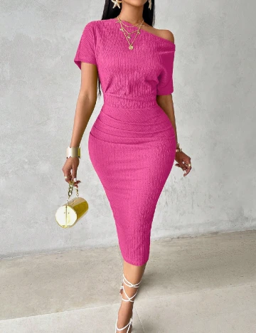 Rochie medie SHEIN, roz