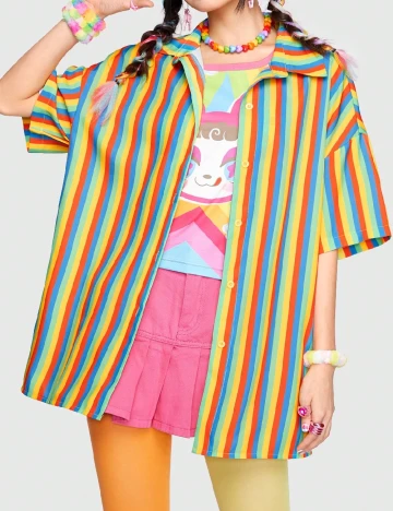 Camasa Romwe, mix culori