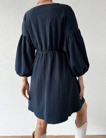 Rochie scurta SHEIN, bleumarin inchis