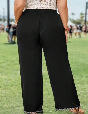 Pantaloni SHEIN CURVE, negru