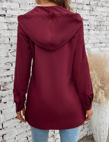 Bluza Emery Rose, visiniu